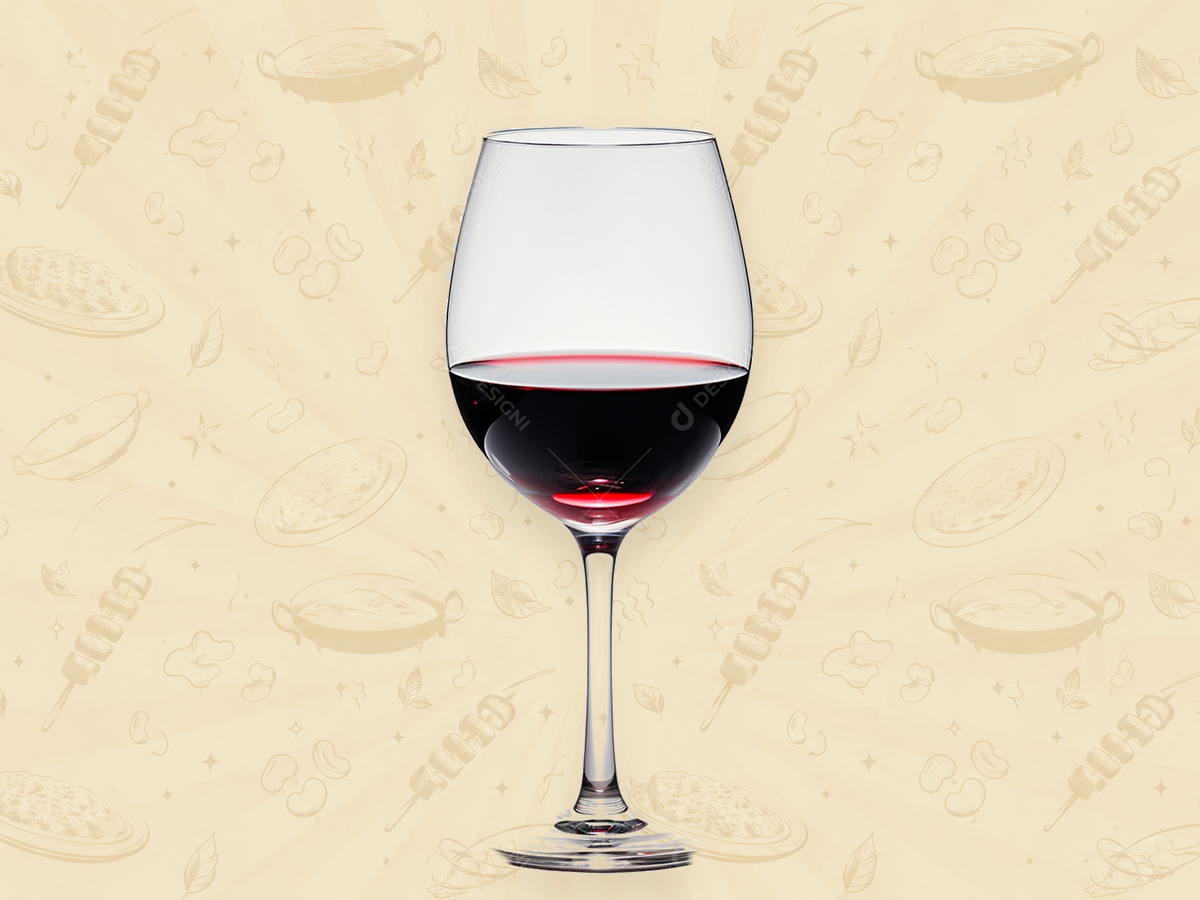 Vinho na taça